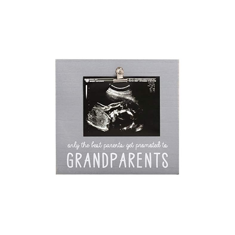 Pearhead Sonogram Photo Frame For Grandparents, Grandma And Grandpa Baby Keepsake Picture Frame, Pregnancy Announcement…