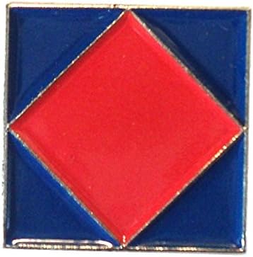 Royal Military Police Red Diamond Dk Blue British Army Enamel Military Badge