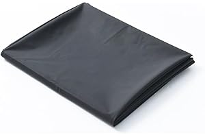 Waterproof Adult Play Sheet, Black, 220cm x 200cm, Mess-Proof Bed Mattress Cover for Couples (Black, 87x79inch)