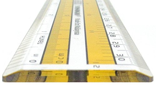 6 inch (15 cm) Premium Quality Transparent Plastic Ruler Pack of 12