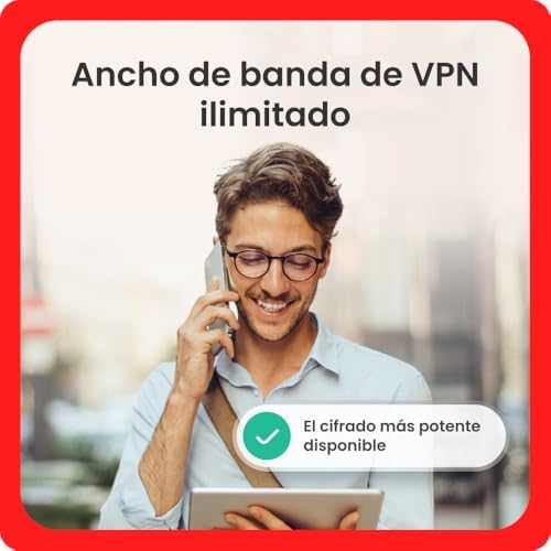 Total Protection para 10 Dispositivos 2026 | Antivirus, VPN, software de seguridad, gestor de contraseñas, | Suscripción de 1 año con renovación automática | Descargar