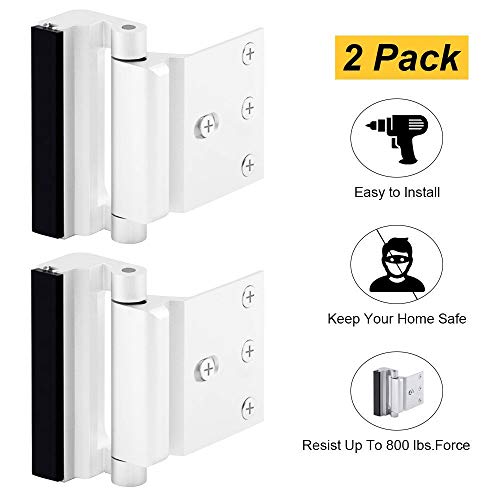 Home Security Door Lock, Childproof Door Reinforcement Lock with 3