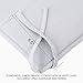 Designthology (U.S.) 100% Cotton Muslin Breathable Mini Crib Bumper Pads, 1-Piece Gray - Safe Crib Padding Protector, Machine Washable Padded Crib Liner