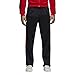 adidas Men's Athletics Essential Tricot 3-Stripe Pants, Black/Scarlet, Large