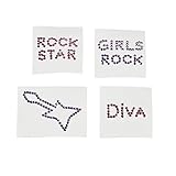 Fun Express Rock Star Diva Jewel Temporary Tattoos (1 Dozen)