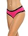 Avidlove Womens Lace Panties Thong Bow Cheeky Panty Rose Red L