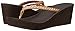 Sanuk Women's Yoga Braided Wedge Metallic Wedge Flip Flop