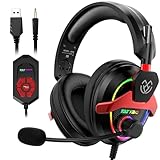 Tatybo Gaming Headset with 7.1 Surround Sound for