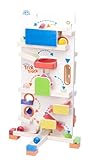 Wonderworld Creative Gravity Play! Trix Tracks Tower Launcher - 20 Piece Set Unique Kids Toy with Endless Building Options