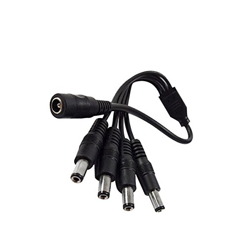 EVERTECH 12V DC 3A (3000mA ) ( 100V-240V AC/DC 12V ) with 1 to 4 Splitter Power Splitter ( 4 Port ), UL Certified Power Adapter for CCTV Security Cameras and RGB LED Strip Lights - Thumbnail 5