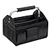 Everything Mary Black Deluxe Craft Storage Box - Organizer Bin for Tools, Crafts, Home, Garage, Make-Up, Desk, Nursery, Supplies Storage Bin with Metal Handle for Travel