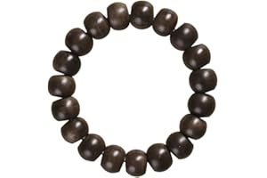 QianKao Mascot Exorcism Ward Off Evil Spirits Bring Lucky 天然文莱沉香手串10*12mm高油老料沉香男佛珠文玩珠手链编织手串(沉香单圈手串 10 * 12mm)