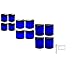 12 Piece Cobalt Blue Glass Straight Sided Round Jar Container Starter Kit Set: Includes 4-1 oz Cobalt Glass Jars, 4-2 oz Cobalt Glass Jars, 4-4 oz Cobalt Glass Jars + Spatulas