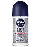 Nivea Deodorant Roll-on, 1.7 Fluid Ounce (SILVER PROTECT DYNAMIC POWER, PACK OF 6)