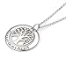 UMODE Sterling Silver Family Tree Pendant Forever in My Heart Tree of Life Necklace 18.2 in