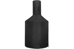 QEES Outdoor Patio Chiminea Cover,Chimney Fire Pit Heater Cover,Chiminea Accessories Outdoor Patio Chiminea Covers,Chiminea Cover Outdoor Waterproof,Durable Chiminea Fire Pit Cover