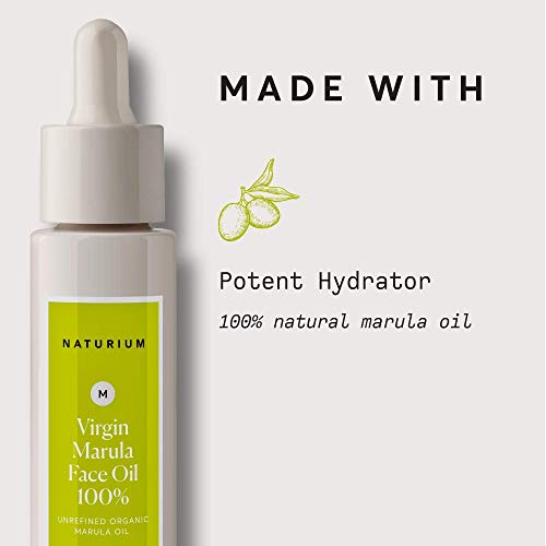 Naturium Virgin Marula Face Oil 100, With Unrefined Organic Marula Oil