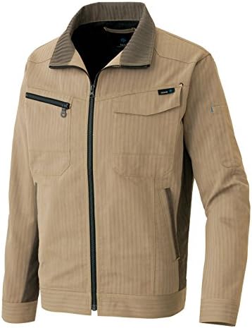 Amazon Co Jp Aitoz アイトス 長袖ブルゾン 春夏用 Az 025 カーキ M 産業 研究開発用品