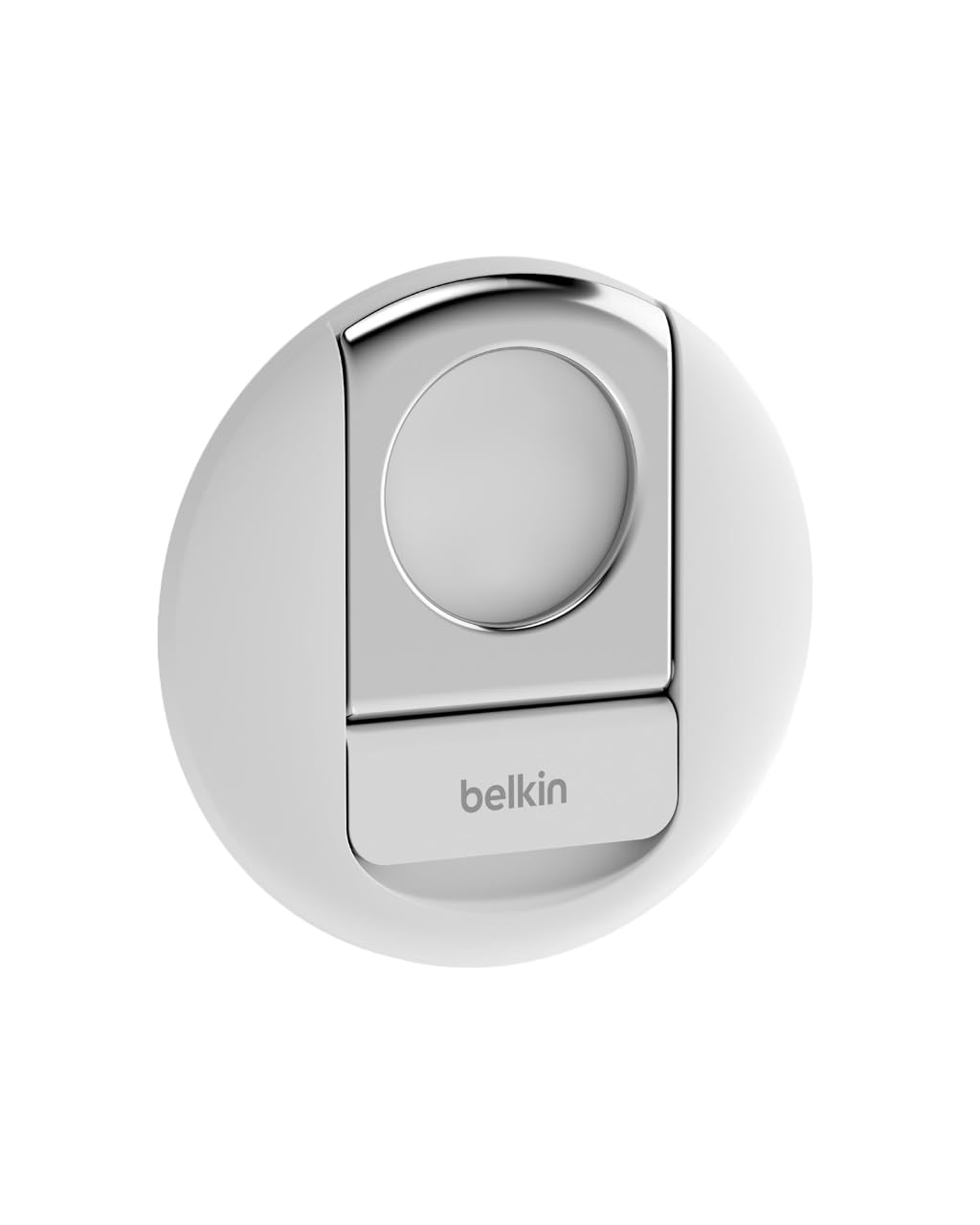 Belkin MagSafe Camera Mount for MacBook, Magnetic Continuity Camera Mount, Turn Phone to Webcam, Compatible with MacBook Pro, Air, iPhone 16, 15, 14, 13 series with ring grip - White