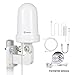 ANTOP AT-416B UFO 360 Degree Smartpass Amplified Outdoor/Attic HD TV Antenna with Built-in 4G LTE Filter 30/40 Mile Long Range Omnidirectional Home/RV TV Antenna 16' Coaxial Cable, 4K UHD Ready