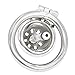 FeiGu Male Stainless Steel Chastity Cage Penis Lock Device with Catheter Fetish Erotic Sex Toys for Men 141 (1.77