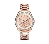 Bulova Rose Gold Women's Diamond Set Case Watch with Rose Gold Dial