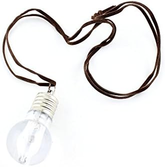 1 x Necklace Pendent Fashion Jewelry Long Chain Collier Sweater Charms WUD00 Multi Color LED Light Bulb Change Color