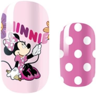 Pink Polka Dots Minnie - 14 tips Nail Polish Stickers – DIY Salon like finish manicure at home by FAB Nails that fit all nails