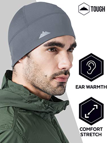 Men Moisture Wicking Beanie Hat Helmet Liner Sport Skull Cap