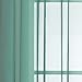 Window Elements Diamond Sheer Voile 56 x 216 in. Curtain Scarf, Grey Teal