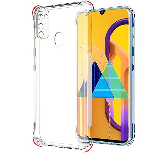 TheGiftKart Best Camera Protection Back Cover Case for Samsung Galaxy M21 / M30s | Transparent Ultra Clear Soft Case | S