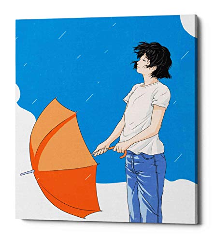 Epic Graffiti 'After the Rain' by Sai Tamiya, Canvas Wall Art, 26"x30"