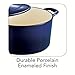 Tramontina Enameled Cast Iron Dutch Oven Pot with Lid, Round 6.5-quart, Blue