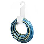 White Garden Hose Holder wall mount-Durable , very powerful hanger it can hold 100ft heavy hose -keep your backyard neat and clean
