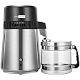 VIVOHOME Water Distiller Countertop 1.1 Gallon/4L 304 Stainless Steel Distilled Water Machine with Smart Switch Purifier Filter for Home Office