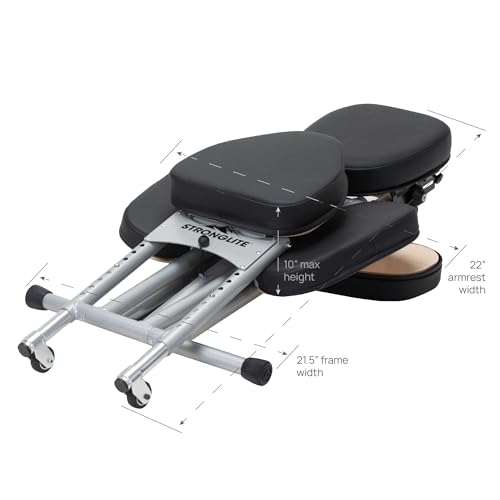 STRONGLITE Portable Massage Chair Ergo Pro II UltraStrong, Lightweight, Folding Tattoo Spa