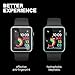 [3 Pack] Apple Watch Screen Protector (40mm Compatible iWacth Series 4) 3D Tempered Film Max Coverage Screen Protector HD Clear Anti-Bubble for Apple Watch 40mm Series 4