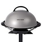 George Foreman GFO240S Indoor/Outdoor Electric Grill, Silver