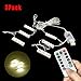 3 Packs X LED Down Lights (USB Powered Brick Warm White LED), Compatible with Lego Bricks or Major Brand Bowerful