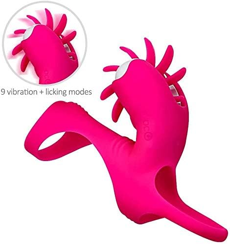 Tdgdd Electric Toys Vibrant Massage Ring With Adjustable Strap 9 Vibration Modes Double Pennis Ring Wand Massage Adullt Six Toy