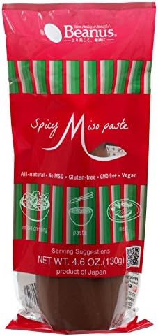 KANESA Miso Gourmet Paste Spicy, 4.6 Ounce