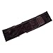 LONGQI Wig Grip Headband with Transparent Lace for Wigs & Frontals, Flexible Velvet Adjustable Non-slip Scarf Hair Head Bands for Women (Brown)