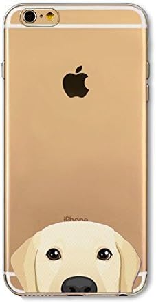 iPhone 6 Plus / 6S Plus, TPU Ultra Slim Silicone Case Cover for Apple - Dogs and Cats Series (Golden Retriever)