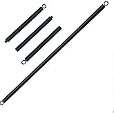 Ycendelion Resistance Band Workout Bar for Body Workout, Adjustable 3 Parts with Easy Grip Foam Durable Portable Steel Pilates Training