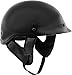 Fuel Helmets SH-HHGL16 HH Series Half Helmet, Gloss Black, Large