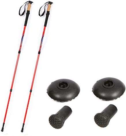 ファクトリーアウトレット ノルディックウォーキングトレッキングポール 軽量調整可能なユニセックス3セクション折りたたみ キャンプ 登山 トレッキングポール