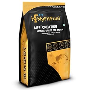 MyFitFuel Creatine Monohydrate 200 Mesh (.22 lbs) Unflavoured-100 gm