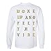 Kanye West PABLO Houston ULTRALIGHT BEAM YEEZY White Long Sleeve Shirt, West/ Pablo, Vibe (M)