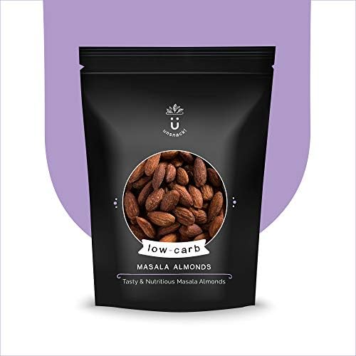 Unsnack - Masala Almonds (50g) | Ultra Low Carb Peanuts