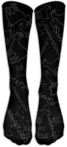 Kz Erika Sheep Costell Youth Girl Casual Knee High Socks Nylon Socks